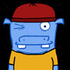 Blue Hippo Dressup 