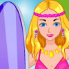 Hawaii Surfing - Surfing Girl Dress Up Game