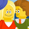 Brick Block Kiss - Couple Dress Up Games