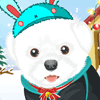 Snow Puffs - Dog Dress Up Games