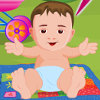 Baby Outdoor Bathing - Baby Caring Games Online