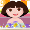 Dora Baby Bath - Baby Caring Games