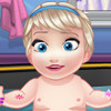 Baby Elsa Bathing - Baby Bathing Games