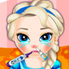 Baby Elsa Has A Flu - Free Doctor Games