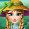 Anna Grows A Flower - Frozen Games For Girls