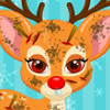 Injured Baby Rudolph - Barbie Pet Doctor Games 