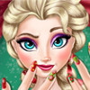 Elsa's Christmas Manicure  - Frozen Games For Girls 