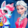 Elsa Pony Caring - Pony Care Games 