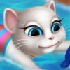 Angela At The Swimming Pool - Talking Angela Games 