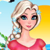 Elsa And Angela Surfing Time  - Elsa Frozen Games Free Online 