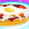 French Bread Omelette Pizza - Pizza Cooking Games