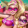 Super Barbie Pool Party - Super Barbie Games For Girls