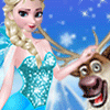 Rudolph And Elsa In The Frozen Forest - Frozen Elsa Makeover Spa Games 