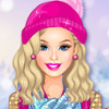 Barbie's Winter Glitter Trends  - Play Barbie Dress Up Games 