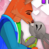 Judy 'N' Nick First Kiss - Kissing Dressup Games