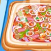 Hot And Yummy Squared Pizza - 