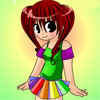 Rainbow Girl Dressup -