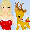 Elf And Rudolf Dressup - 
