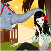 Elephant Kiss Dressup - 