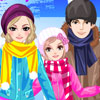Ice Skating Family Dress Up - 