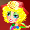 A Rainbow Clown Dressup - 