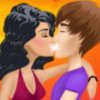 Justin And Selena Kissing - 
